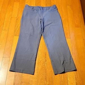 Courtenay gray dress slacks. 4 faux pockets. Belt loops.